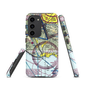 Santa Cruz Sky Park (SRU) VFR Sectional Samsung Phone Case