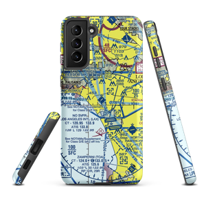 Santa Monica Municipal Airport (SMO) VFR Sectional Samsung Phone Case