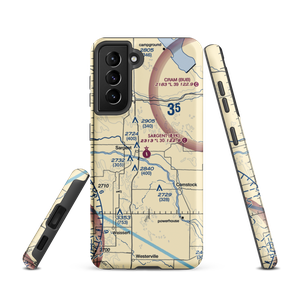 Sargent Municipal Airport (09K) VFR Sectional Samsung Phone Case