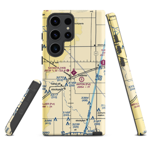 Satanta Municipal Airport (1K9) VFR Sectional Samsung Phone Case