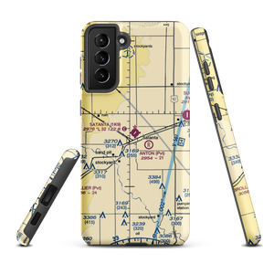 Satanta Municipal Airport (1K9) VFR Sectional Samsung Phone Case
