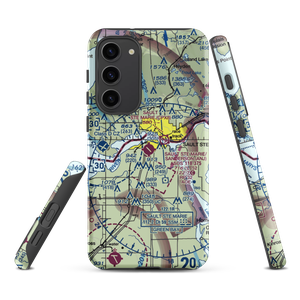 Sault Ste Marie Municipal Sanderson Field (ANJ) VFR Sectional Samsung Phone Case