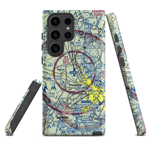 Savannah Hilton Head International Airport (SAV) VFR Sectional Samsung Phone Case