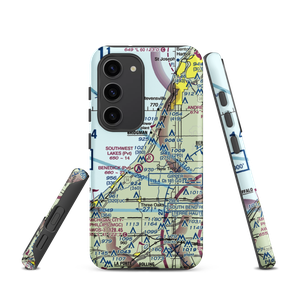 Sawyer / Southwest Lakes Airpark (US-0182) VFR Sectional Samsung Phone Case