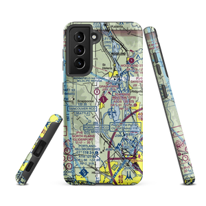 Scappoose Industrial Airpark (SPB) VFR Sectional Samsung Phone Case