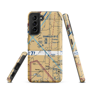 Schantz Airstrip (CD15) VFR Sectional Samsung Phone Case