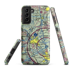 Schenectady County Airport (SCH) VFR Sectional Samsung Phone Case