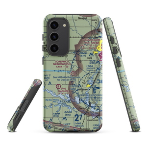 Scherrico Meadows Airport (WS16) VFR Sectional Samsung Phone Case