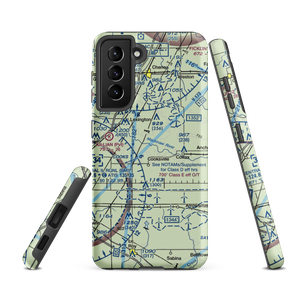 Schertz Aerial Service - Cooksville Airport (2IS9) VFR Sectional Samsung Phone Case