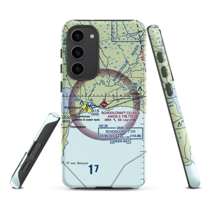 Schoolcraft County Airport (ISQ) VFR Sectional Samsung Phone Case