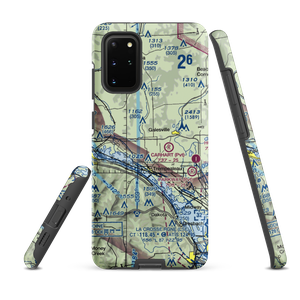 Schubert Airstrip (40WI) VFR Sectional Samsung Phone Case