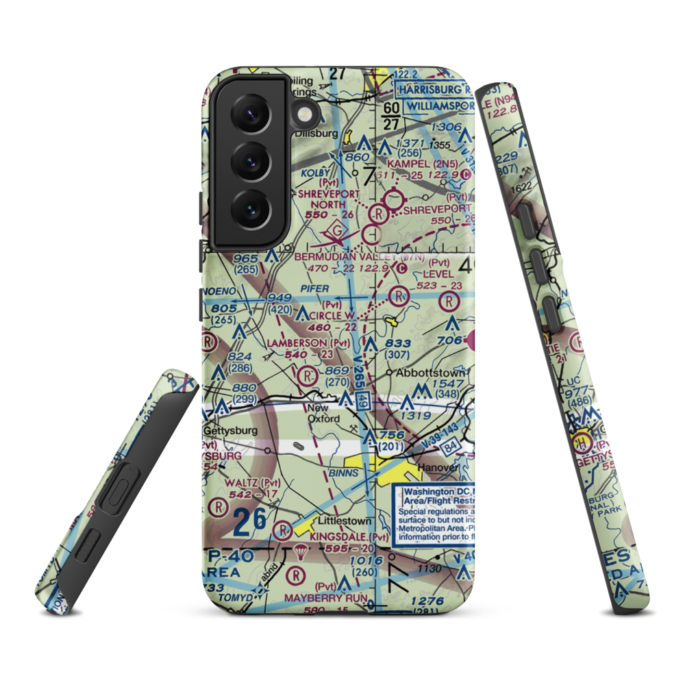 Schulteis Field (71PN) VFR Sectional Samsung Phone Case Samsung Galaxy S22 Plus model shown