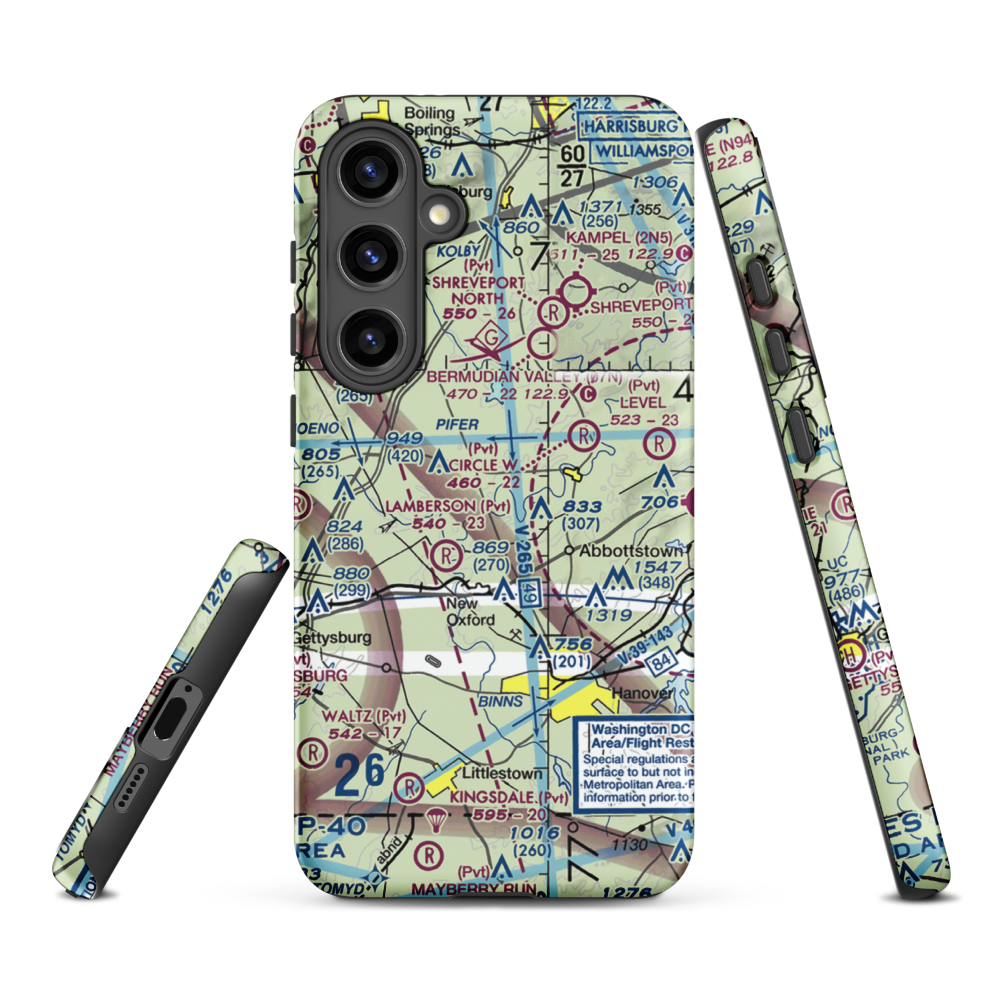 Schulteis Field (71PN) VFR Sectional Samsung Phone Case Samsung Galaxy S24 Plus model shown