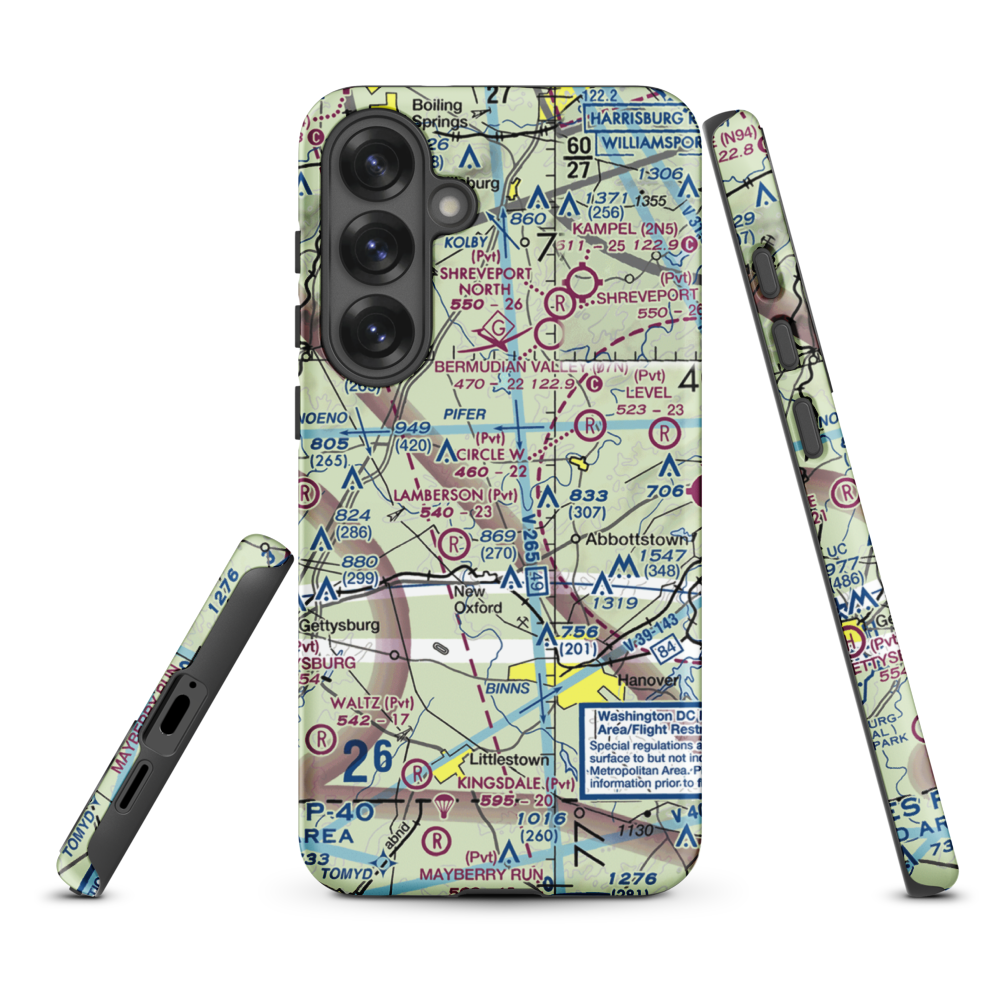 Schulteis Field (71PN) VFR Sectional Samsung Phone Case Samsung Galaxy S25 Plus model shown