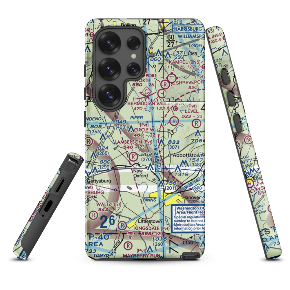 Schulteis Field (71PN) VFR Sectional Samsung Phone Case Samsung Galaxy S25 Ultra model shown
