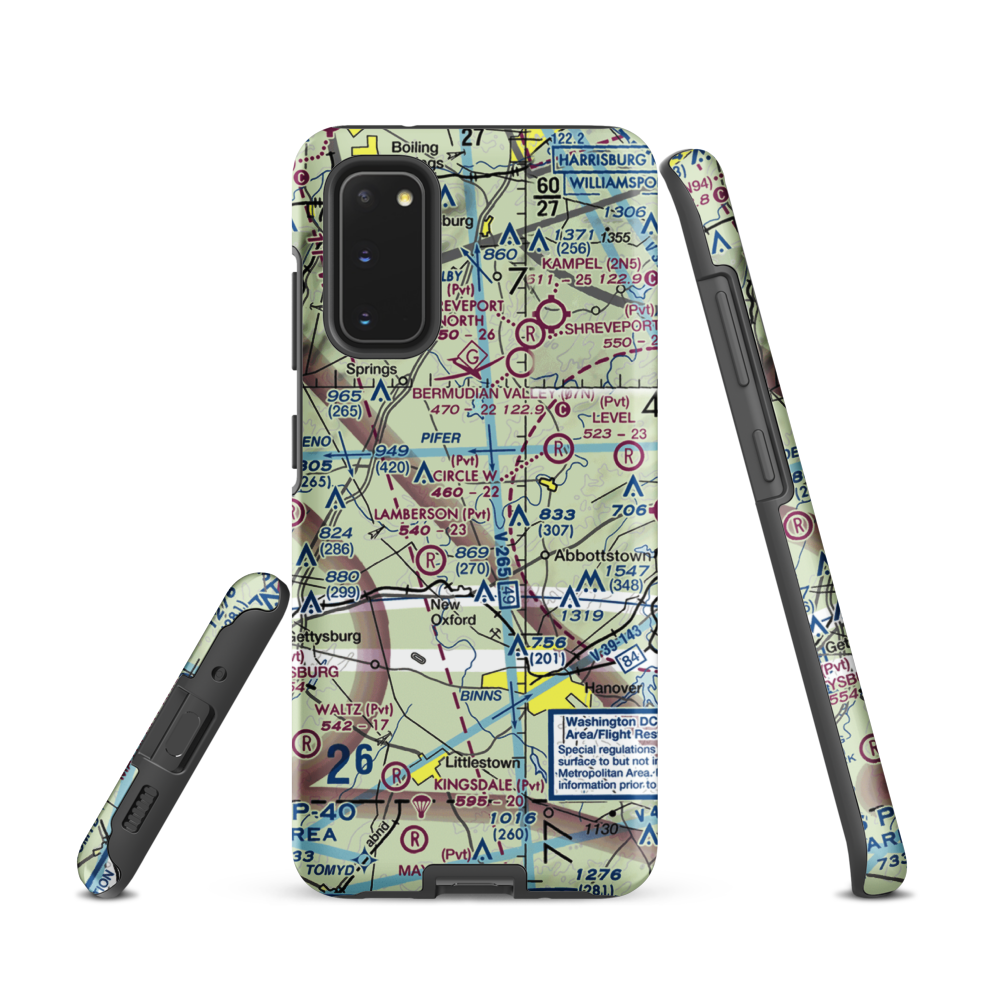 Schulteis Field (71PN) VFR Sectional Samsung Phone Case Samsung Galaxy S20 model shown