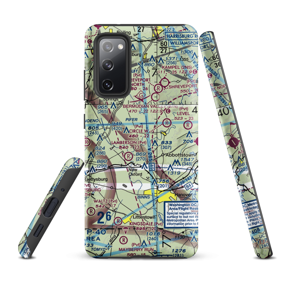 Schulteis Field (71PN) VFR Sectional Samsung Phone Case Samsung Galaxy S20 FE model shown