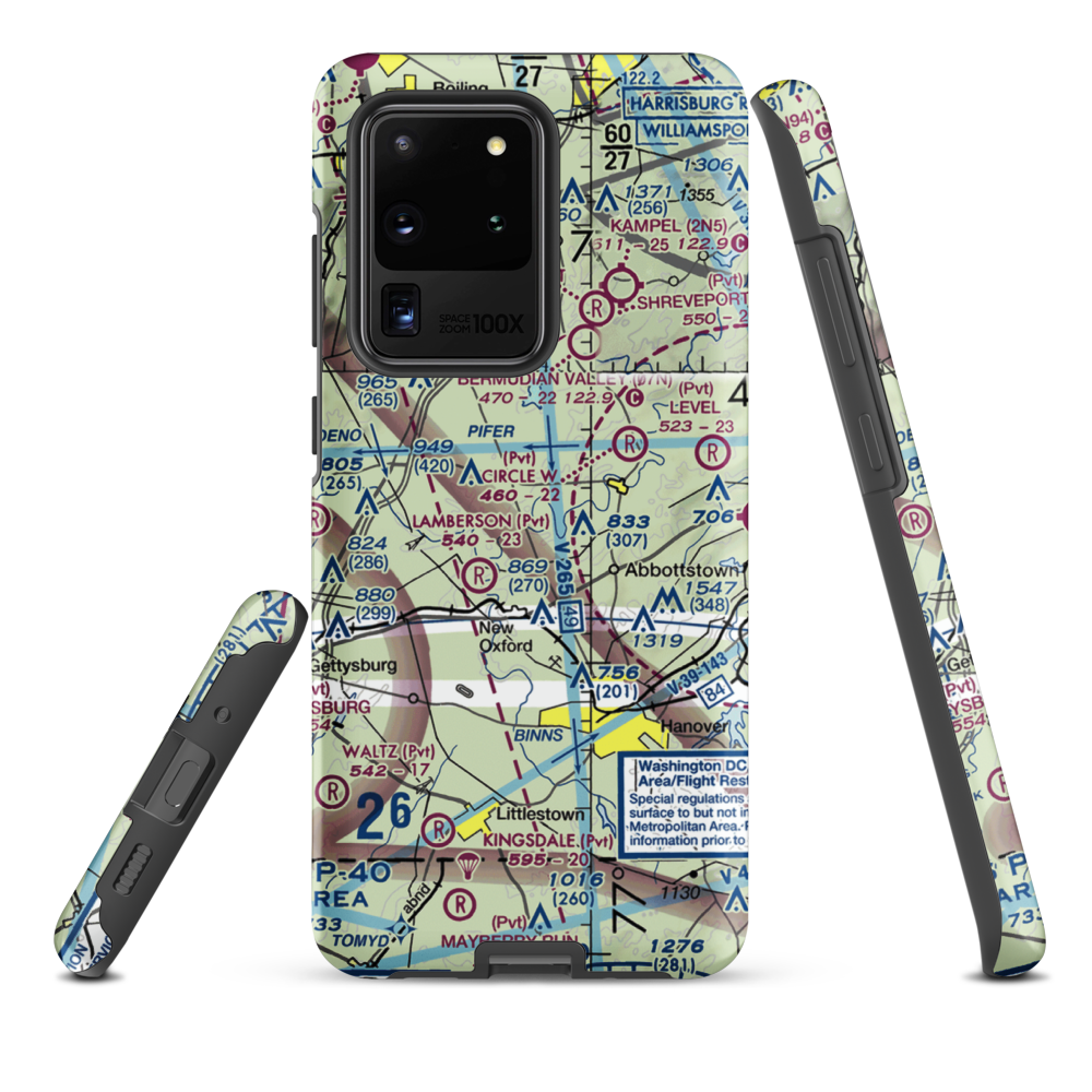 Schulteis Field (71PN) VFR Sectional Samsung Phone Case Samsung Galaxy S20 Ultra model shown