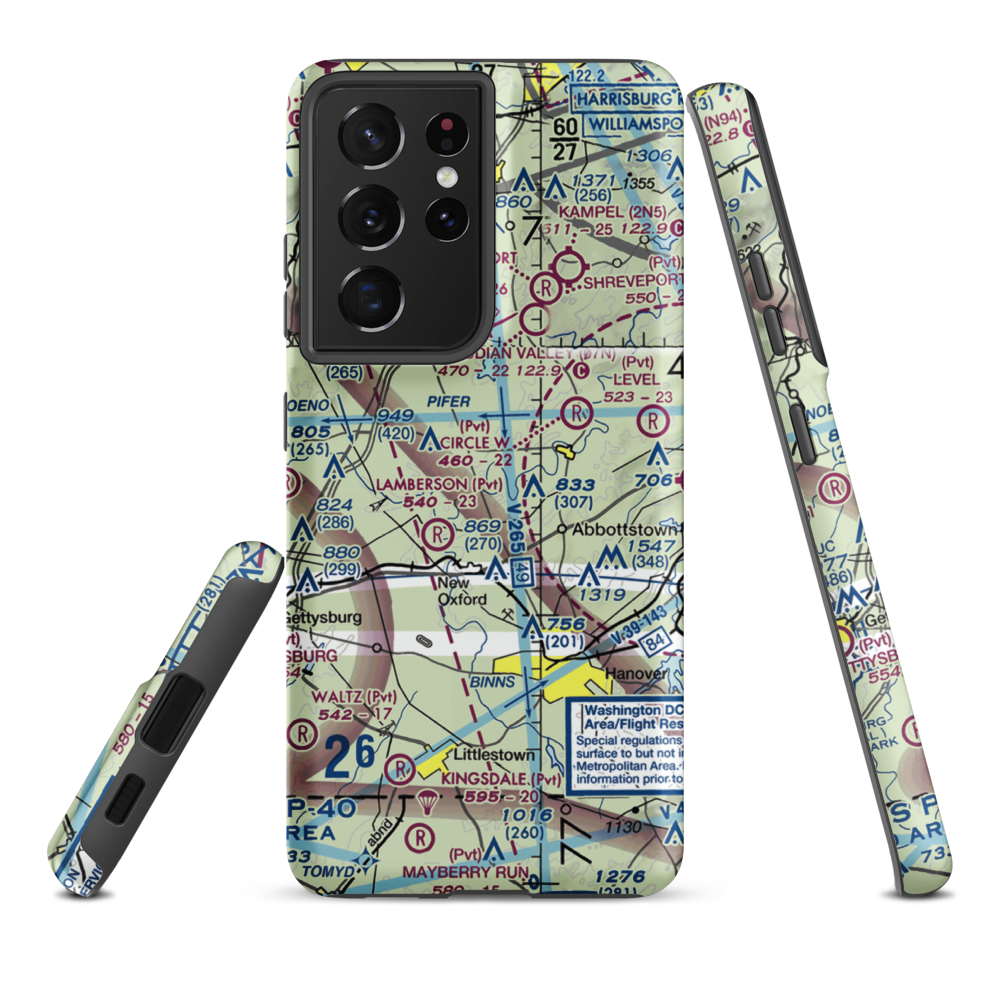 Schulteis Field (71PN) VFR Sectional Samsung Phone Case Samsung Galaxy S21 Ultra model shown