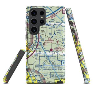 Schwartz Farms Inc Airport (4FL8) VFR Sectional Samsung Phone Case