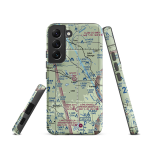 Scott Airstrip (07MI) VFR Sectional Samsung Phone Case