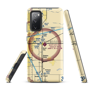 Scott City Municipal Airport (TQK) VFR Sectional Samsung Phone Case