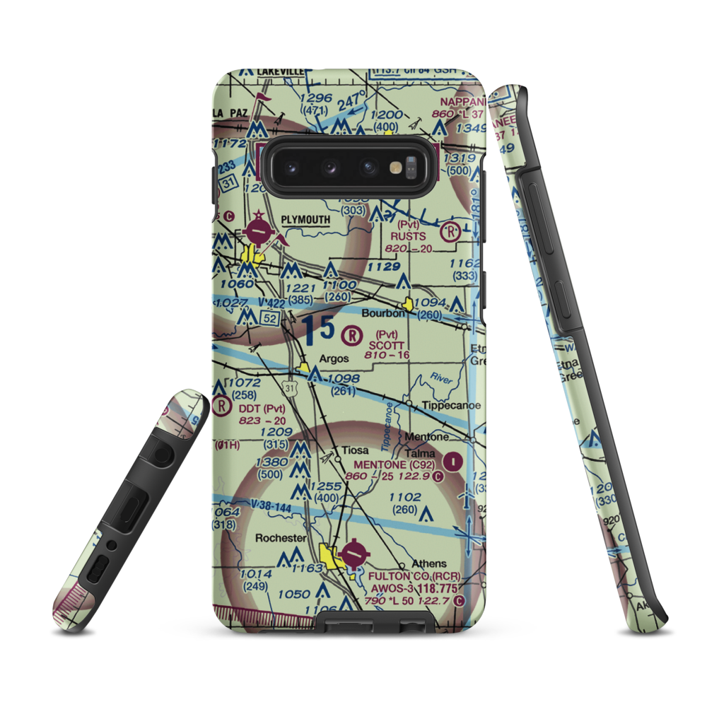 Scott Field (2IN4) VFR Sectional Samsung Phone Case Samsung Galaxy S10 Plus model shown