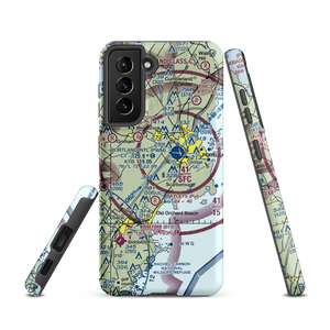 Scottow Bog Flightpark Ultralightport (ME66) VFR Sectional Samsung Phone Case