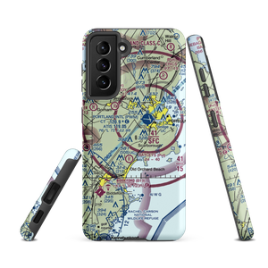 Scottow Bog Flightpark Ultralightport (ME66) VFR Sectional Samsung Phone Case