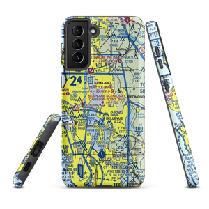 Seaplane Scenics at Carillon Point Seaplane Base (WA32) VFR Sectional Samsung Phone Case