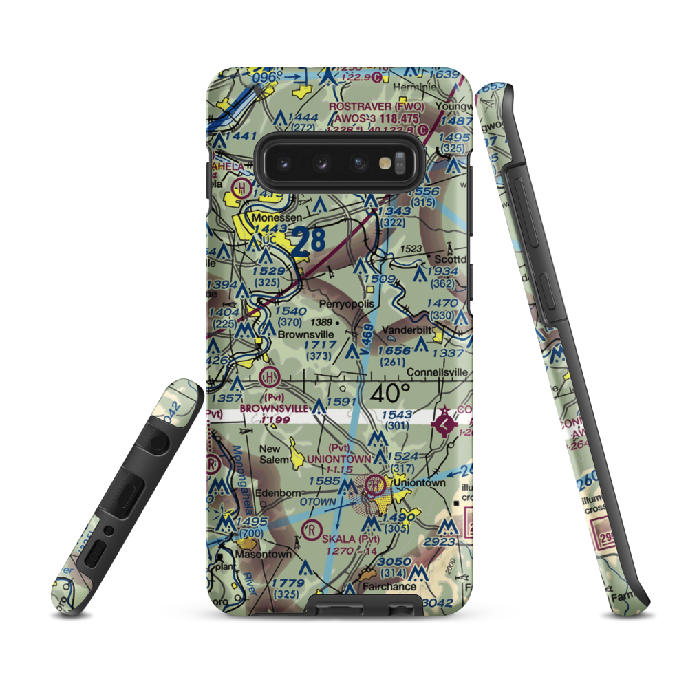 Seitz Field (9PN1) VFR Sectional Samsung Phone Case Samsung Galaxy S10 Plus model shown
