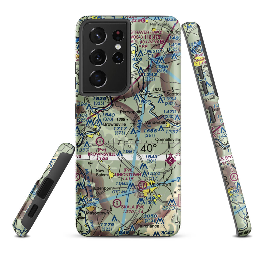 Seitz Field (9PN1) VFR Sectional Samsung Phone Case Samsung Galaxy S21 Ultra model shown