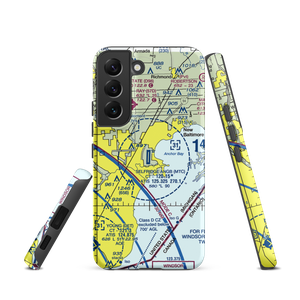 Selfridge Air National Guard Base Airport (MTC) VFR Sectional Samsung Phone Case