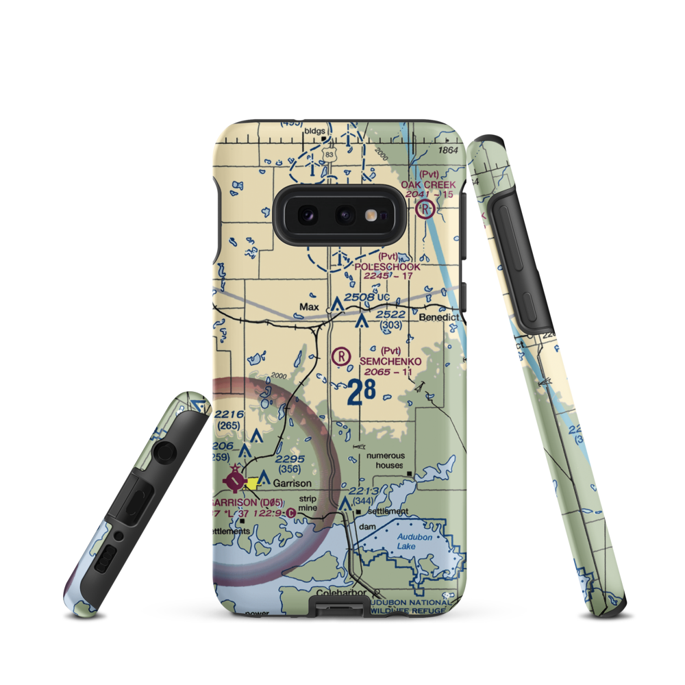 Semchenko Airport (5NA0) VFR Sectional Samsung Phone Case Samsung Galaxy S10e model shown