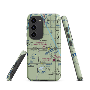 Seneca Municipal Airport (62K) VFR Sectional Samsung Phone Case