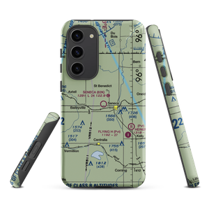 Seneca Municipal Airport (62K) VFR Sectional Samsung Phone Case