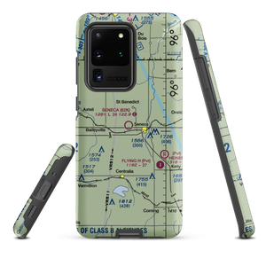 Seneca Municipal Airport (62K) VFR Sectional Samsung Phone Case