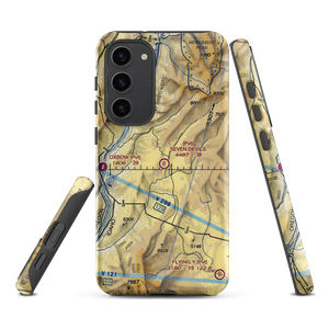 Seven Devils Airport (ID17) VFR Sectional Samsung Phone Case