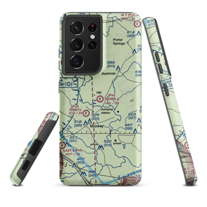 Seven J Stock Farm Airport (85XS) VFR Sectional Samsung Phone Case