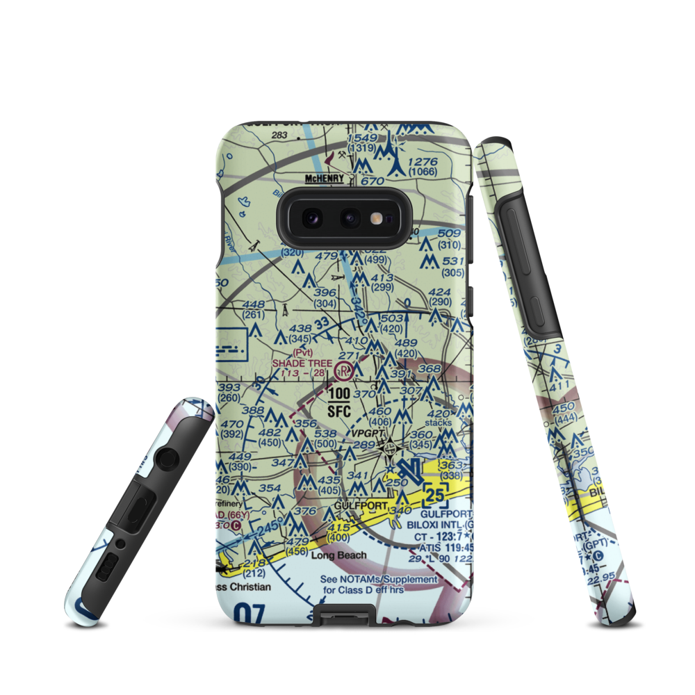 Shade Tree Field (MS82) VFR Sectional Samsung Phone Case Samsung Galaxy S10e model shown