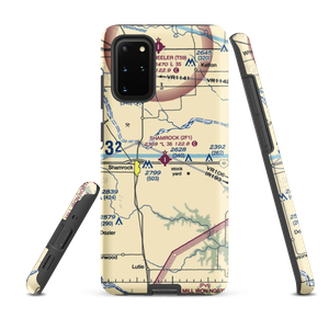 Shamrock Municipal Airport (2F1) VFR Sectional Samsung Phone Case