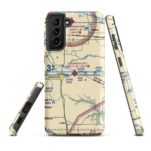 Shamrock Municipal Airport (2F1) VFR Sectional Samsung Phone Case