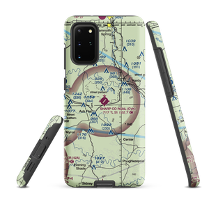 Sharp County Regional Airport (CVK) VFR Sectional Samsung Phone Case