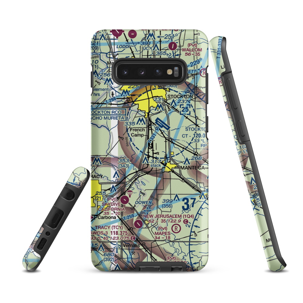 Sharpe AAF (LRO) VFR Sectional Samsung Phone Case Samsung Galaxy S10 Plus model shown