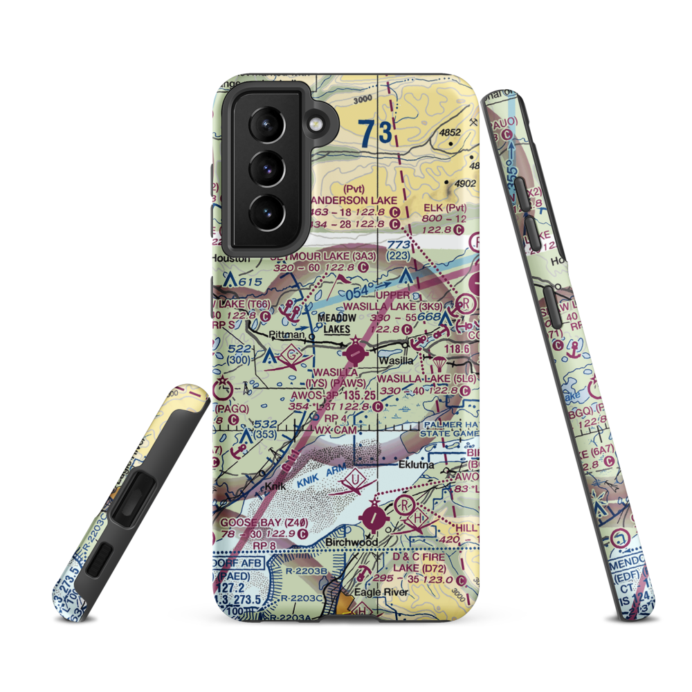 Shawn Field (AK47) VFR Sectional Samsung Phone Case Samsung Galaxy S21 FE model shown