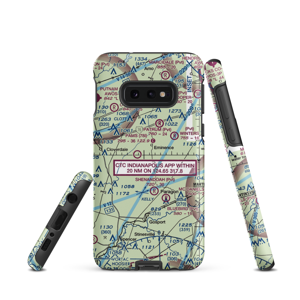 Shearer STOLport (1IN1) VFR Sectional Samsung Phone Case Samsung Galaxy S10e model shown