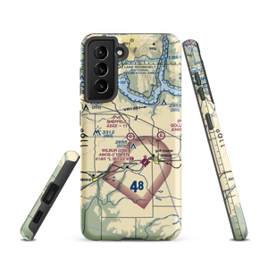 Sheffels Ranch Airport (42WA) VFR Sectional Samsung Phone Case