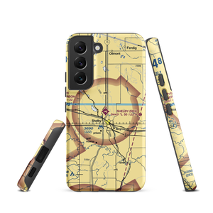 Shelby Airport (SBX) VFR Sectional Samsung Phone Case