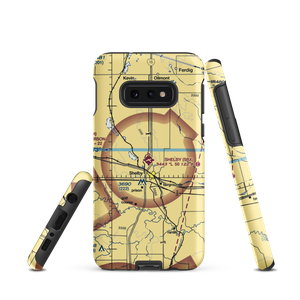 Shelby Airport (SBX) VFR Sectional Samsung Phone Case