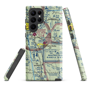 Shelby Auxiliary Field One Airport (SH1) VFR Sectional Samsung Phone Case